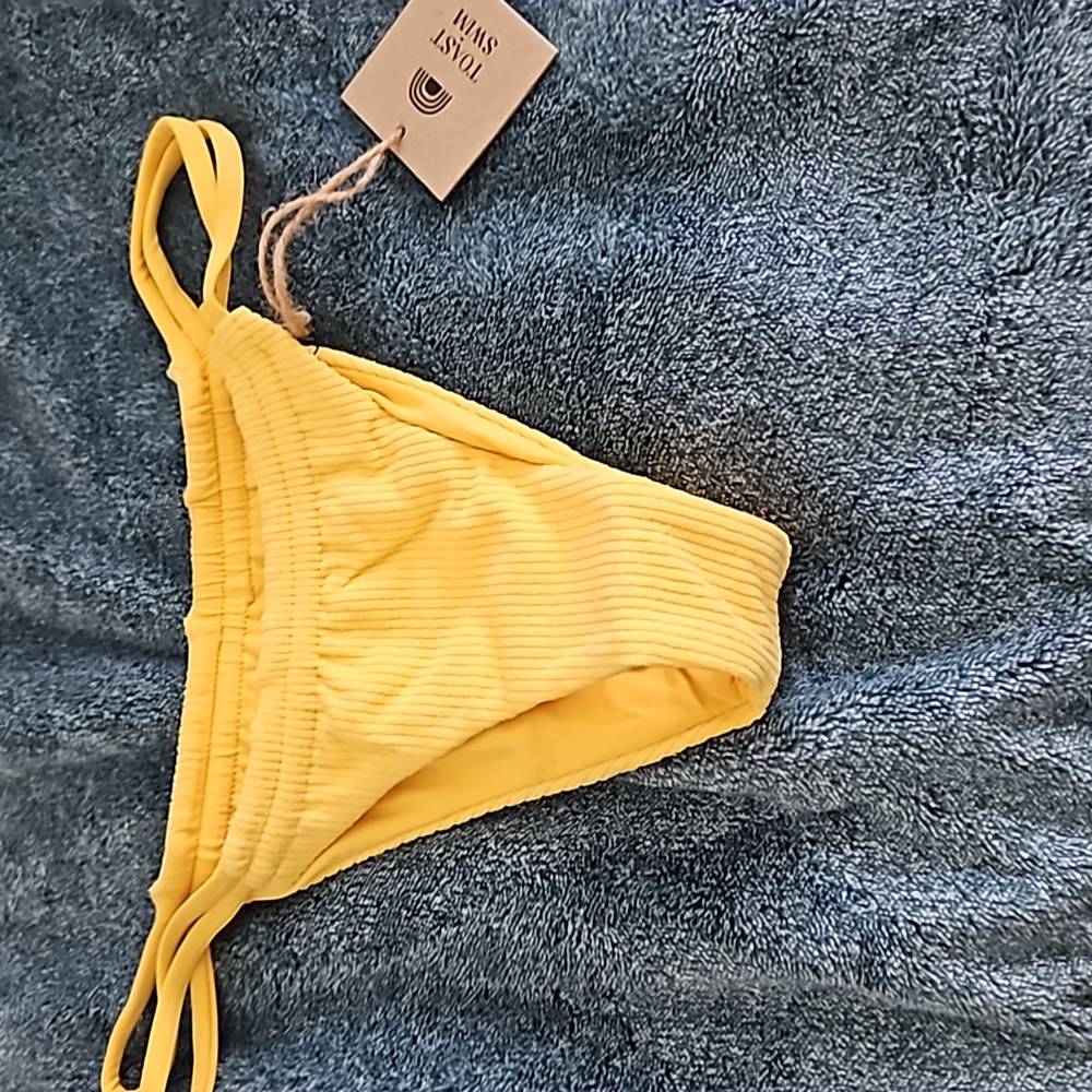 Toast,NWT, Signature Tunnel ,Sunset Ribbed,Small,Bikini Bottom